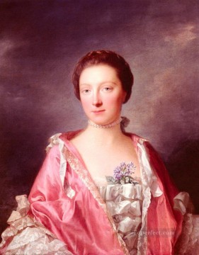 portrait of elizabeth gunning duchess of argyll Allan Ramsay Portraiture Classicism Oil Paintings